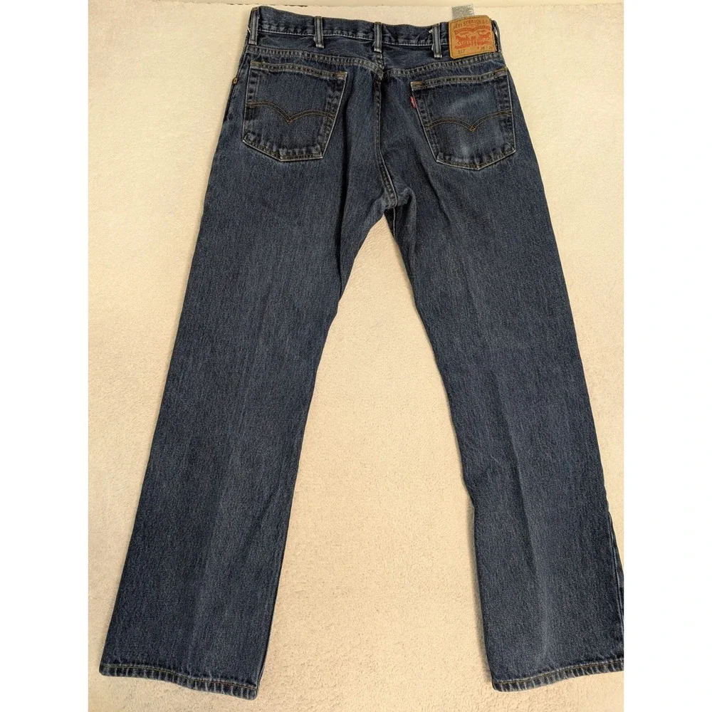 Levis 517 Jeans Mens 36 X 32 Bootcut‎ Denim Western Cowboy Y2K Medium Wash Blue